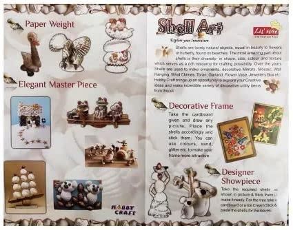 Shell Art and Craft Kit - Stones Painting Materials