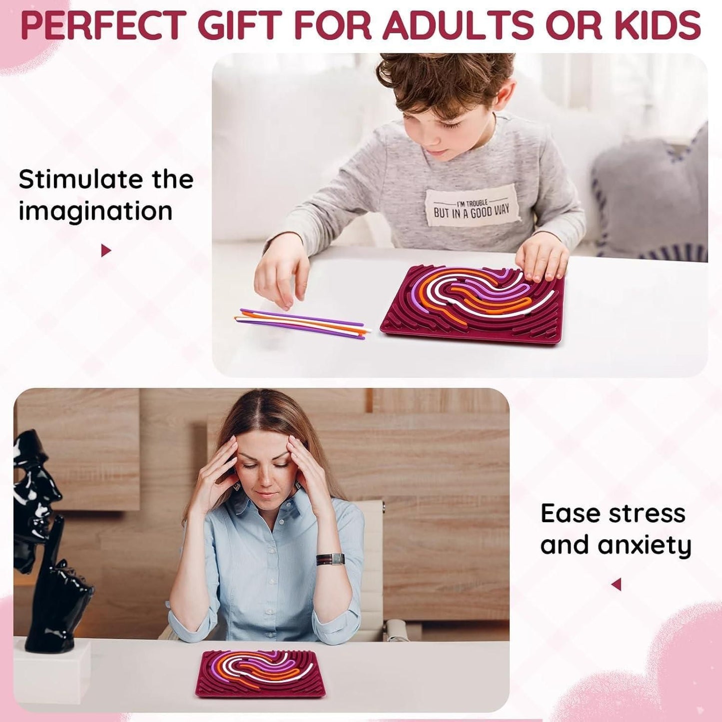 Sensor Activity Board Silicone Montessori Toy