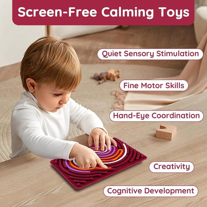 Sensor Activity Board Silicone Montessori Toy