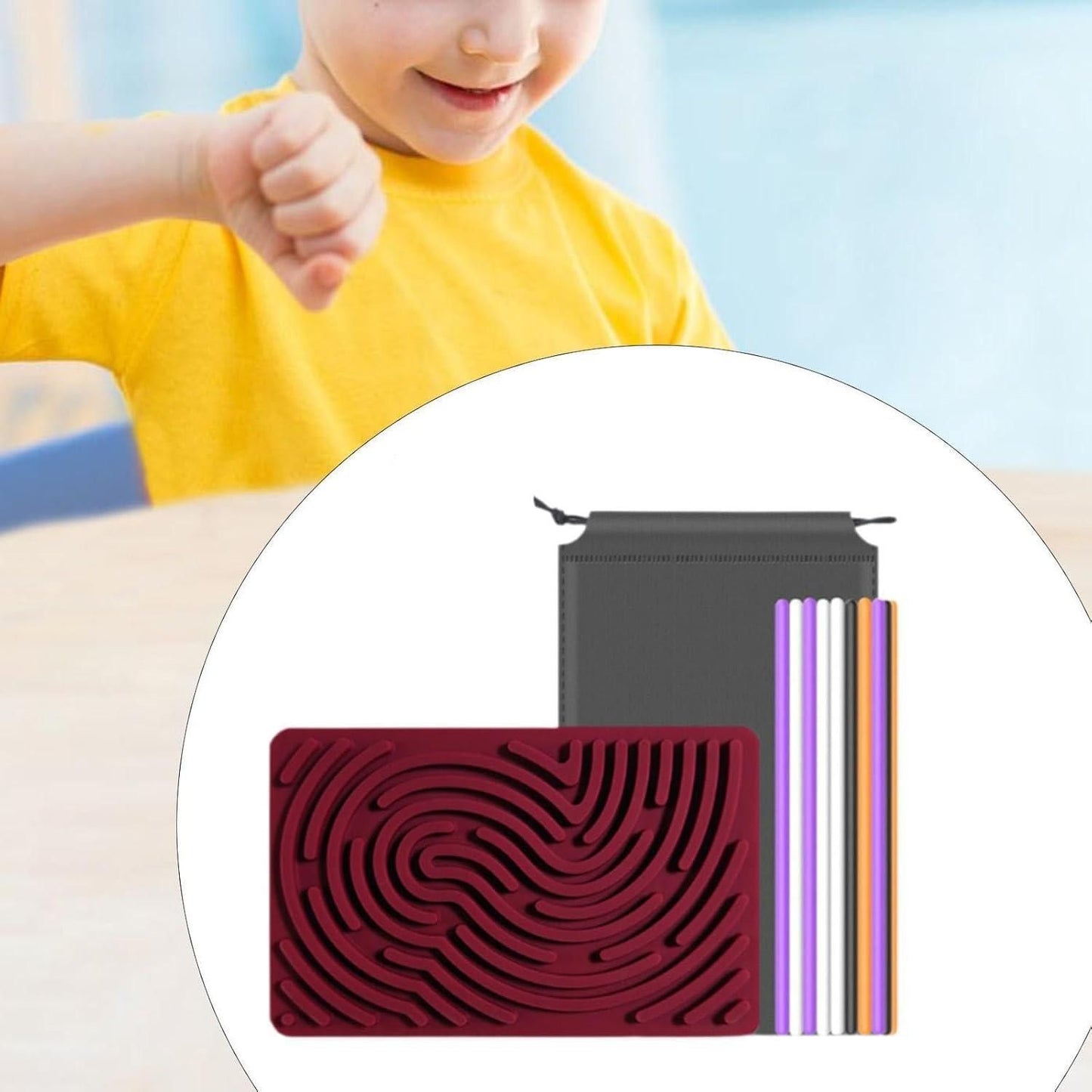 Sensor Activity Board Silicone Montessori Toy